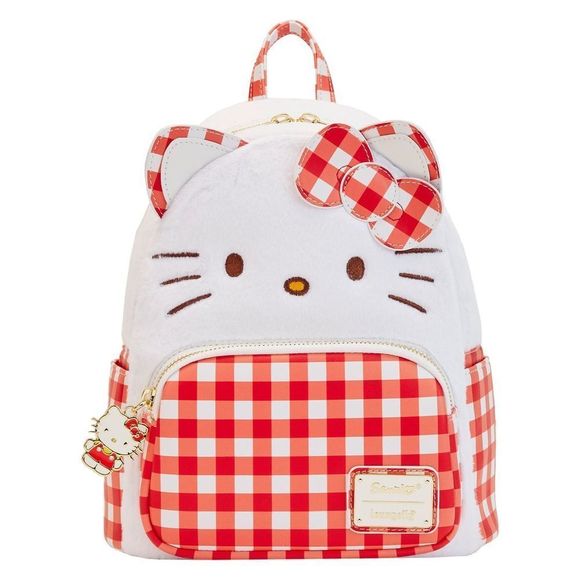 Handbags - Loungefly - Sanrio Hello Kitty Gingham Cosplay Mini Backpack